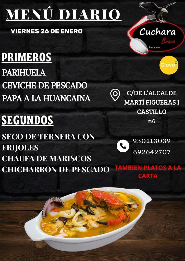 Menu_Restaurant peruà Cullera Brava_Esplugues de Llobregat_image_4