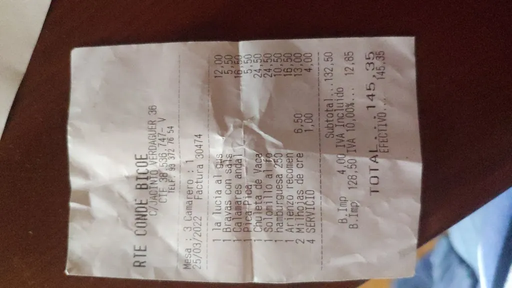 soubhik sen_Restaurant Conde Bicoe di ferre-te_Esplugues de Llobregat_review