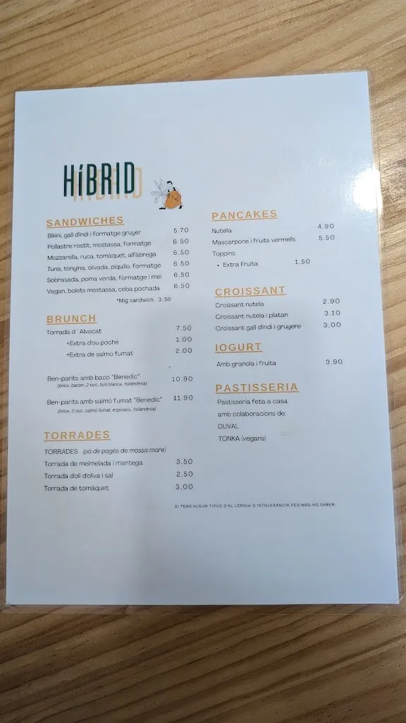 Menu_Híbrid Cafè Restaurant_Esplugues de Llobregat_image_4