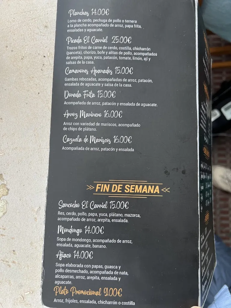 Menu_El Carriel | Bandeja Paisa_Esplugues de Llobregat_image_4