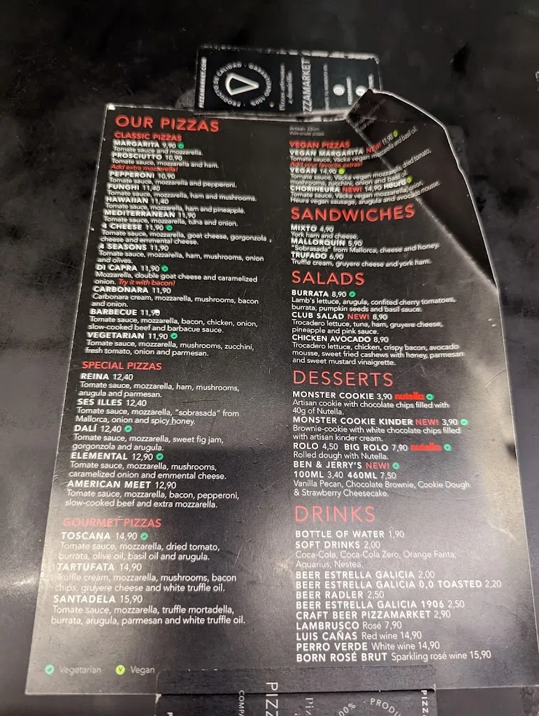 Menu_Pizzamarket_Esplugues de Llobregat_image_1