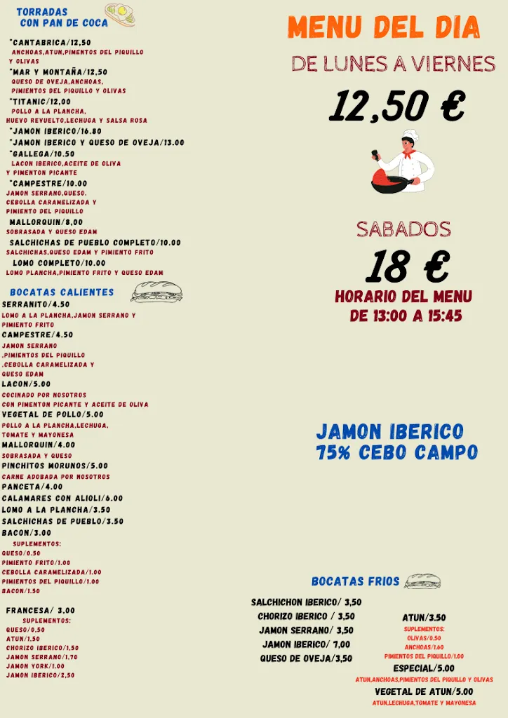 Menü_Bar Restaurant Capi_Esplugues de Llobregat_Bild_2