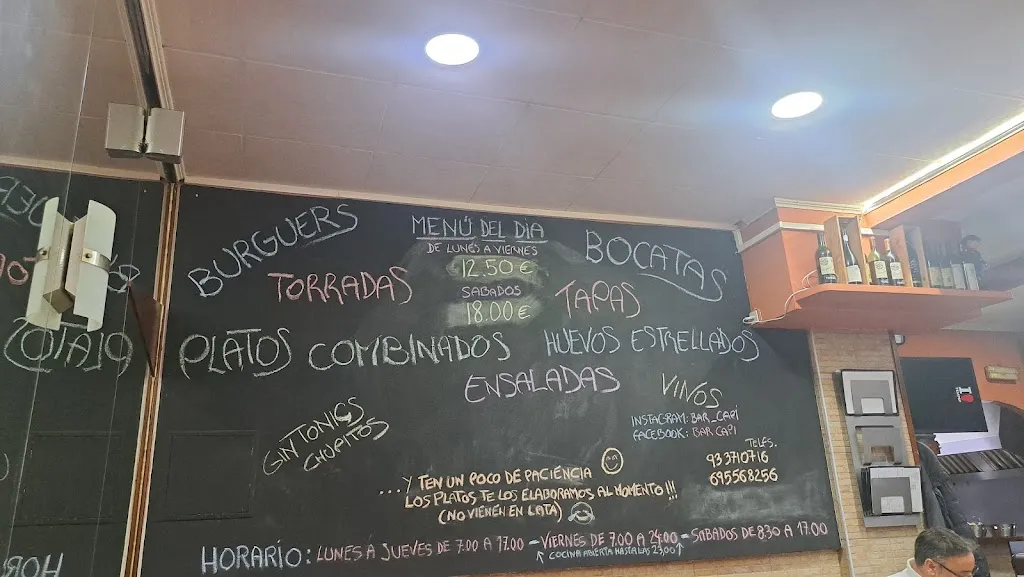 Menü_Bar Restaurant Capi_Esplugues de Llobregat_Bild_3