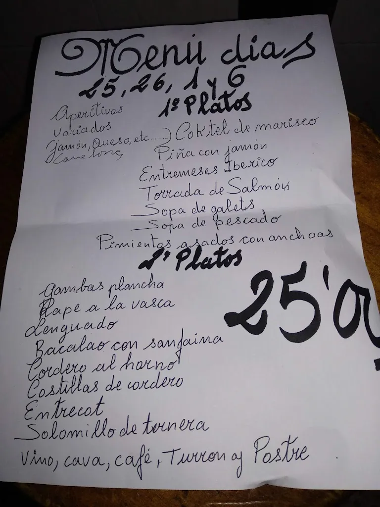 Menü_Restaurant Casa Torres_Esplugues de Llobregat_Bild_1