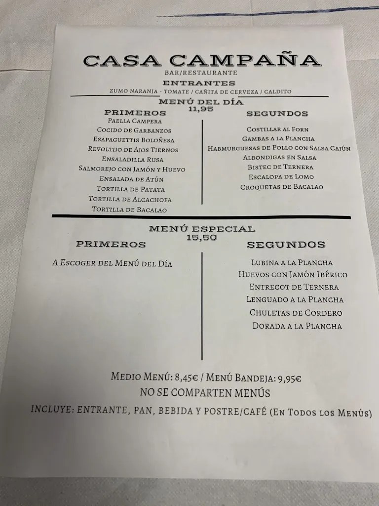 Menu_Bar Restaurant Antonio Campaña_Esplugues de Llobregat_image_2