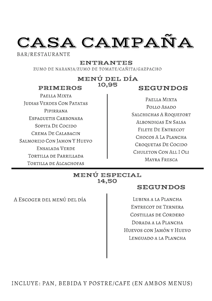 Menu_Bar Restaurant Antonio Campaña_Esplugues de Llobregat_image_4