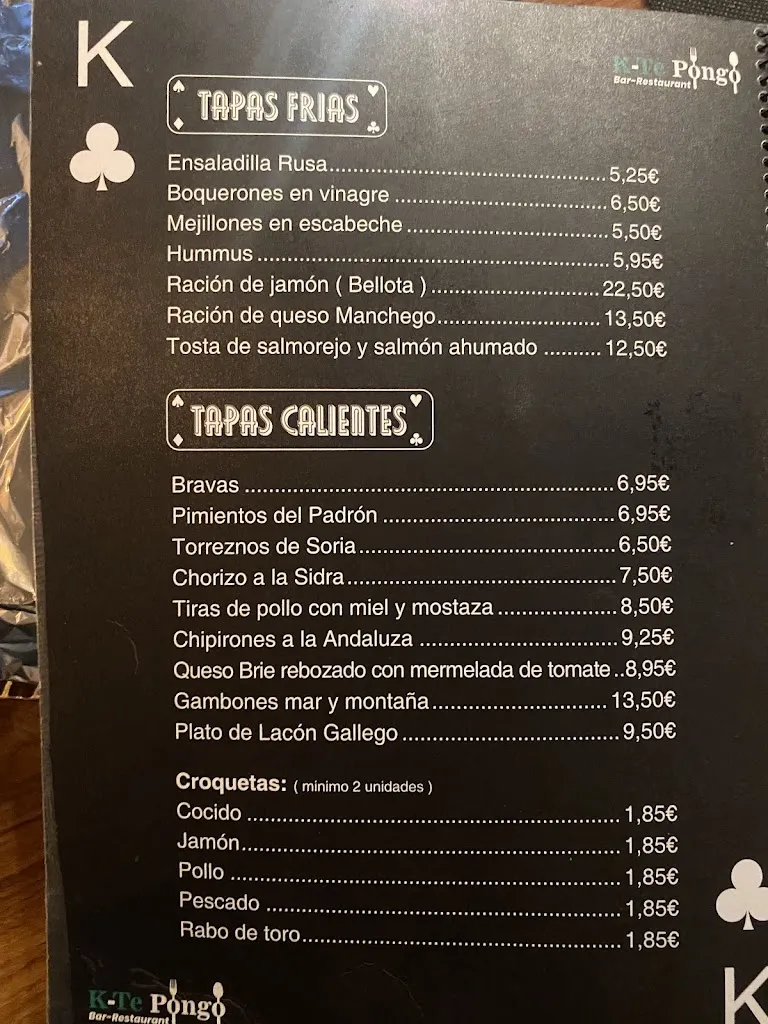 Menu_K-Te Pongo_Esplugues de Llobregat_immagine_2