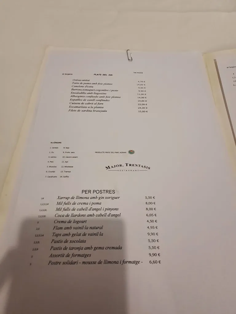 Menu_Restaurant Major 36_Gavà_image_4