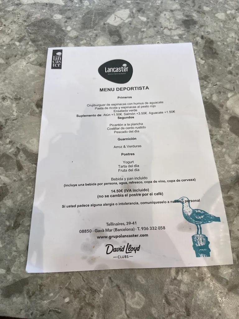 Menu_Lancaster Beach Club_Gavà_image_1