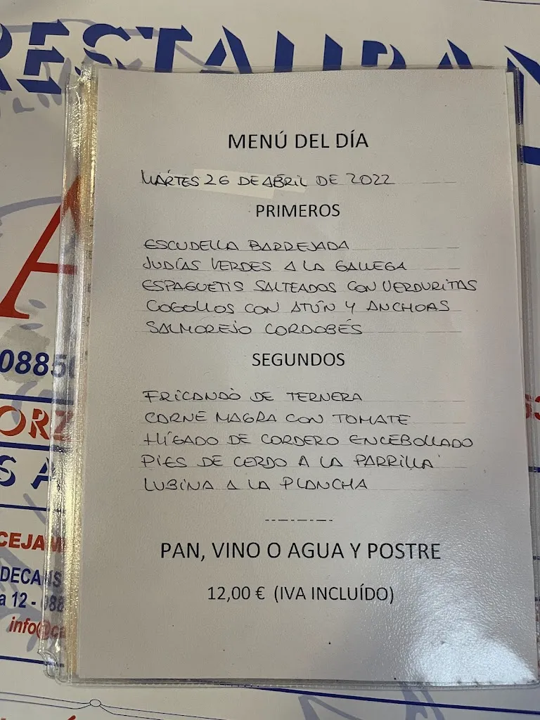 Menu_BAR GAVÀ RESTAURANTE_Gavà_image_4