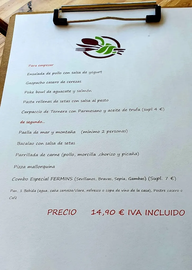 Menu_Restaurant Fermins_Cubelles_image_1