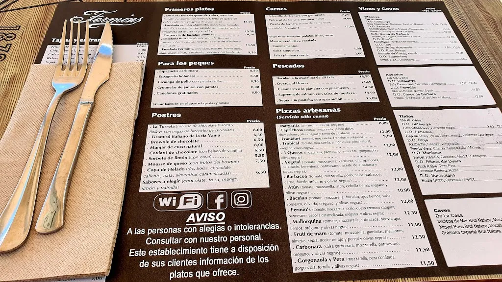Menu_Restaurant Fermins_Cubelles_image_2