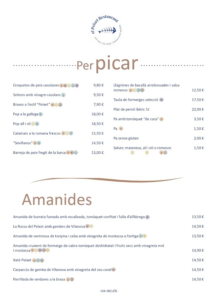 Menu_Restaurant El Peixet_Cubelles_image_2