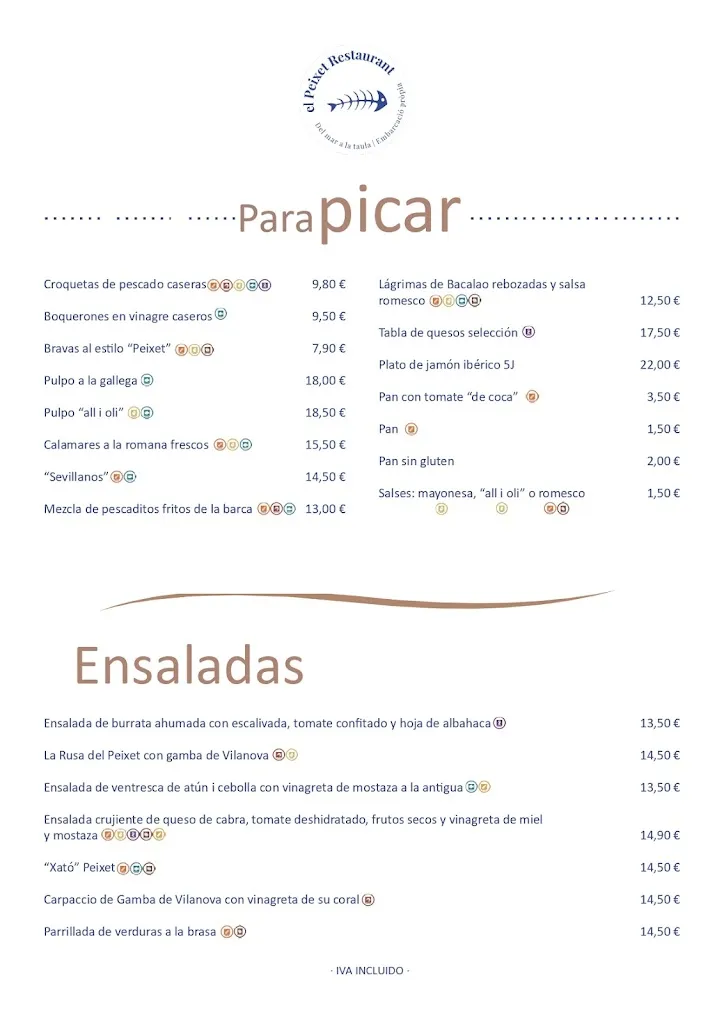 Menu_Restaurant El Peixet_Cubelles_image_3