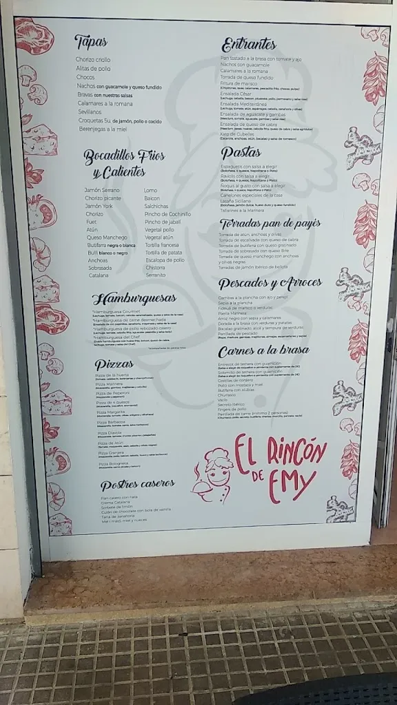 Menu_Restaurant El rincón de Emy_Cubelles_image_1