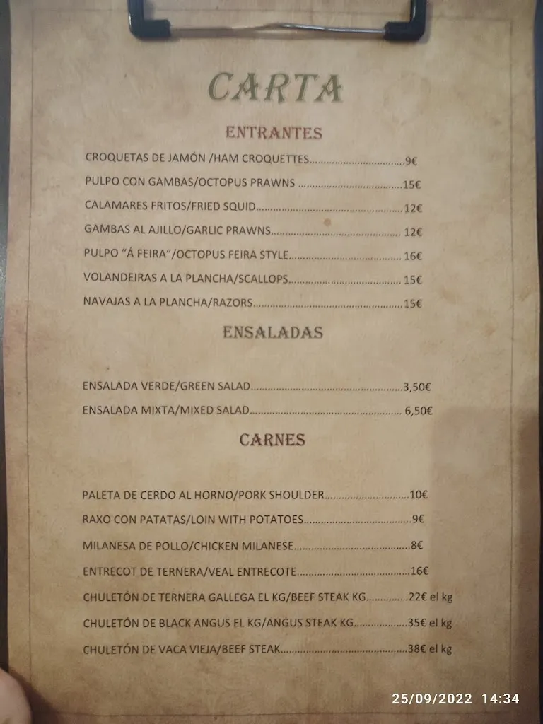 Menu_Hostal Viña_Outes_image_1
