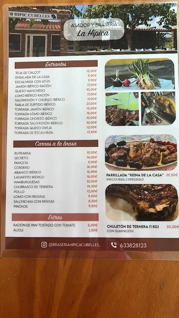 Menu_Braseria Hípica Cubelles_Cubelles_image_1