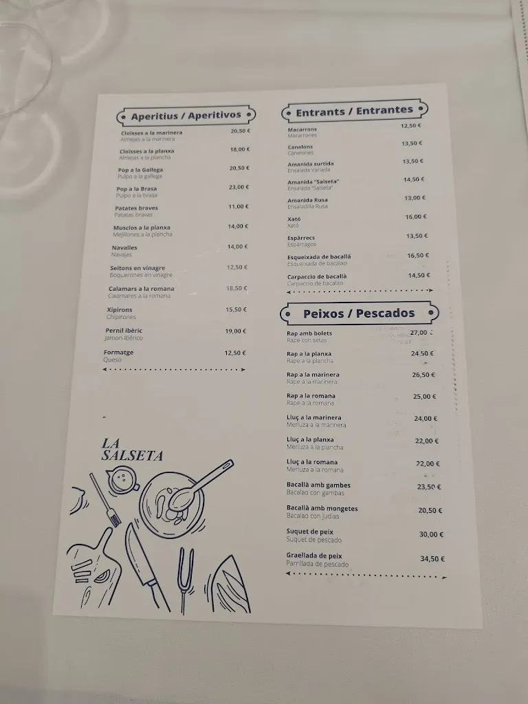 Menu_Marisqueria La Salseta_Cubelles_image_2