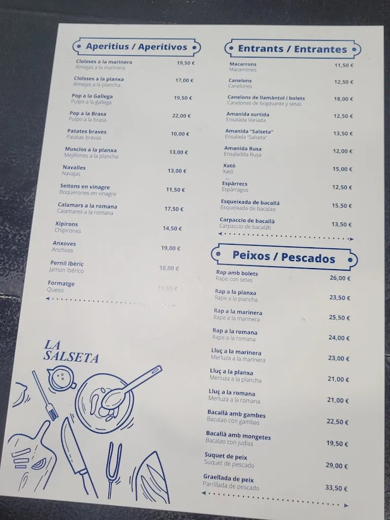 Menu_Marisqueria La Salseta_Cubelles_image_4