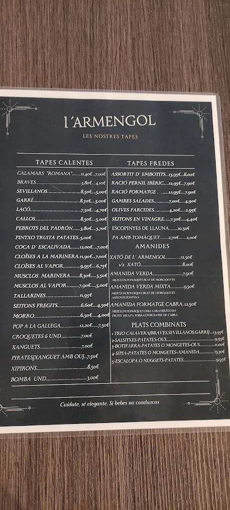 Menu_Restaurant l’Armengol_Cubelles_image_4