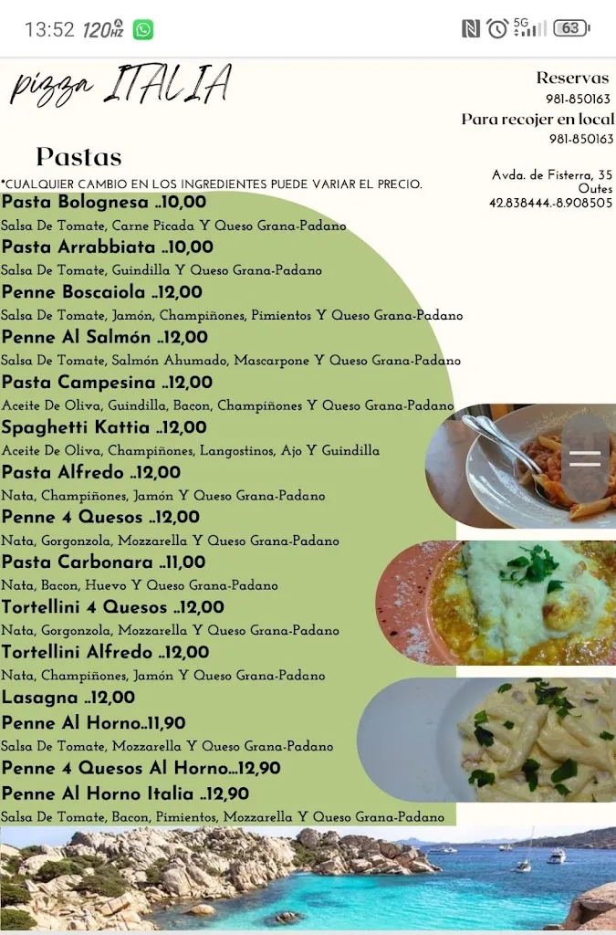 Menu_Restaurante Pizzeria Italia_Outes_image_2