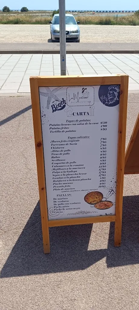 Menu_LA MENTIROSA BEACH CUBELLES_Cubelles_immagine_3