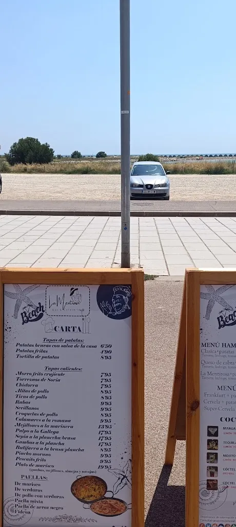 Menu_LA MENTIROSA BEACH CUBELLES_Cubelles_immagine_4