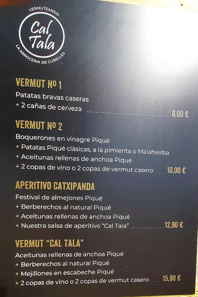Menu_Cal Tala Arroceria Braseria_Cubelles_image_1