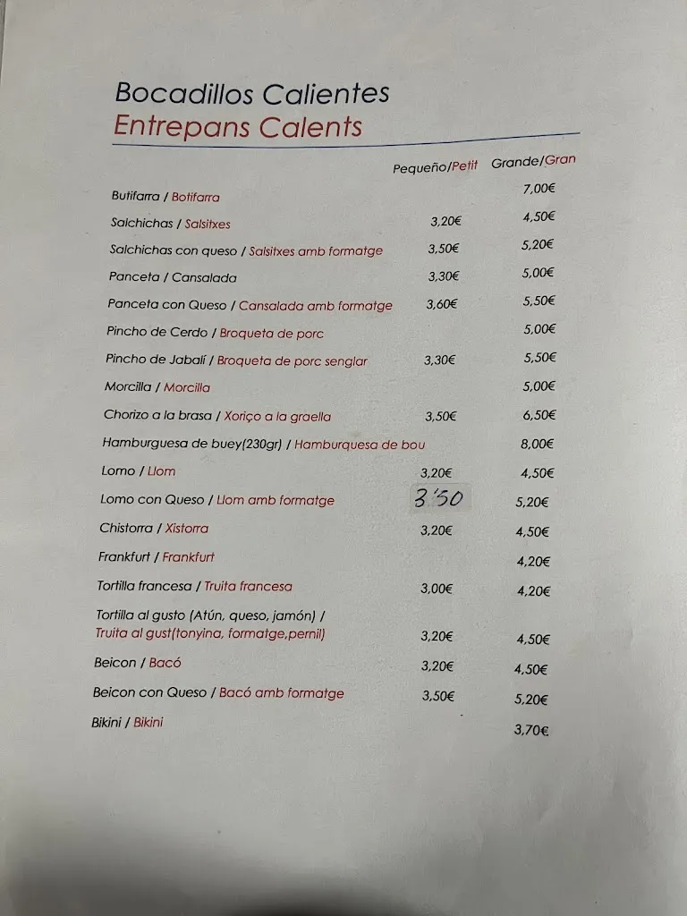 Menu_Meson Barbeque_Cubelles_immagine_1