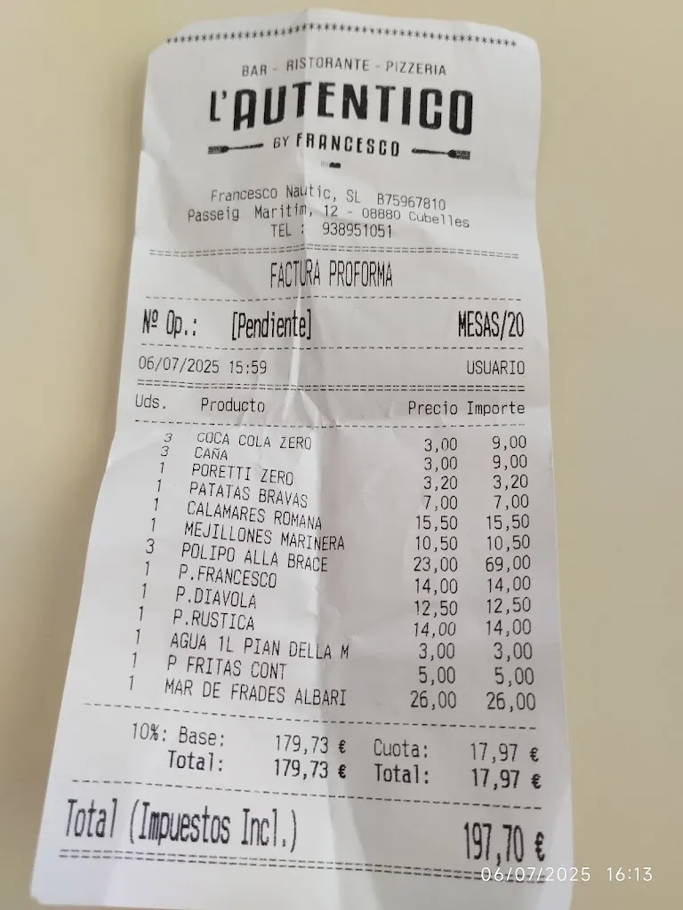 ismael catedra_Restaurant Nàutic _Cubelles_review