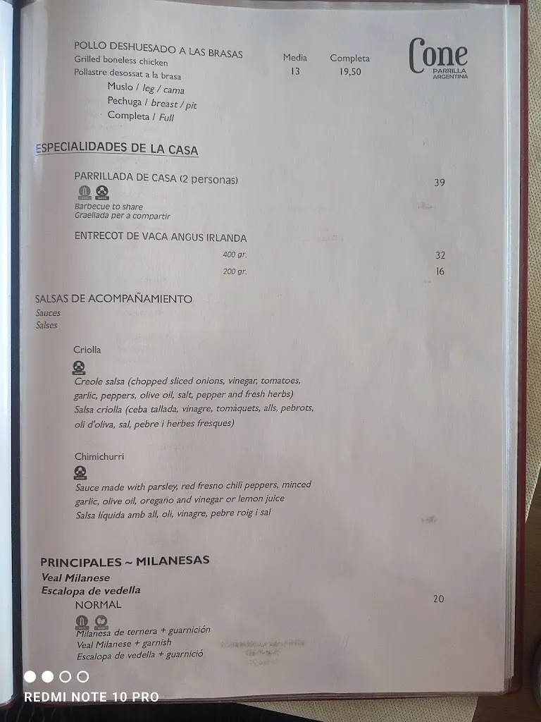 Menu_Cone Parrilla Argentina_Cubelles_image_2