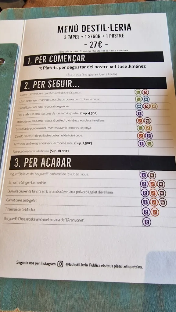 Menu_La Destil·leria_Gironella_image_1