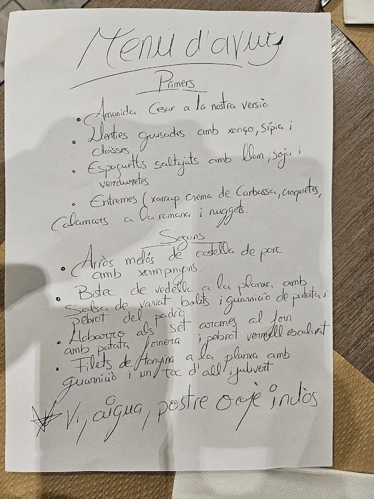 Menu_Restaurant La Taska_Gironella_immagine_1