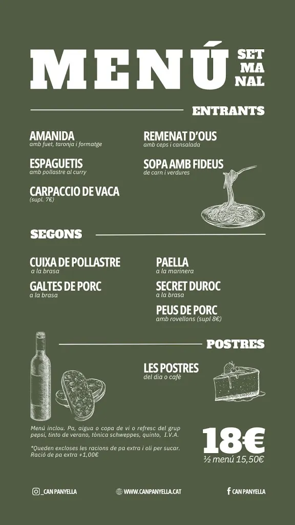 Menu_Restaurant Can Panyella_Gelida_image_1