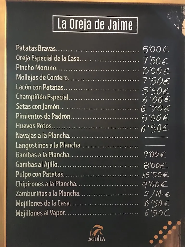 Menu_La Oreja De Jaime_Padrón_image_2