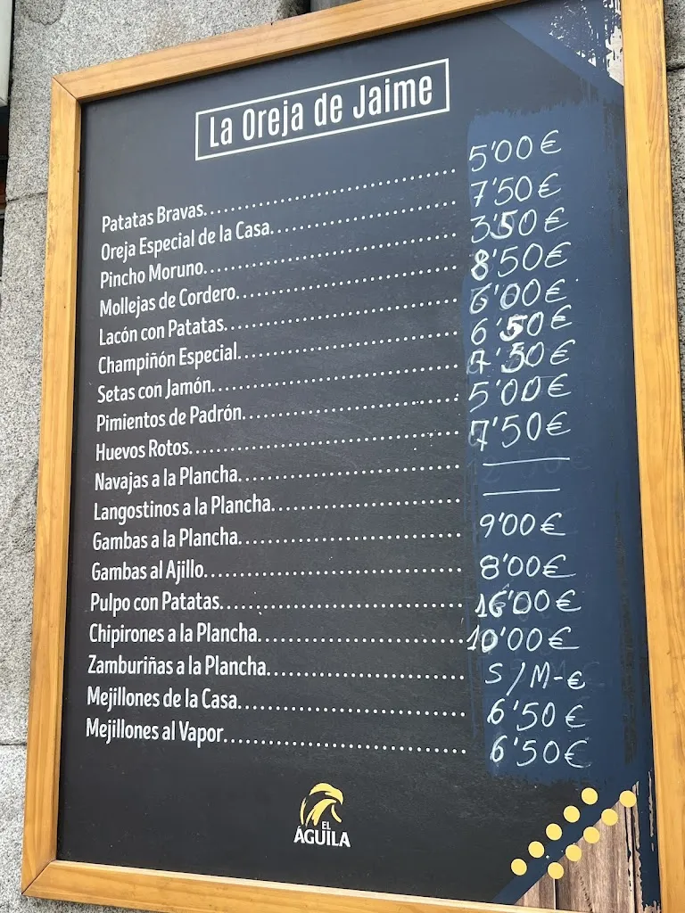 Menu_La Oreja De Jaime_Padrón_image_3