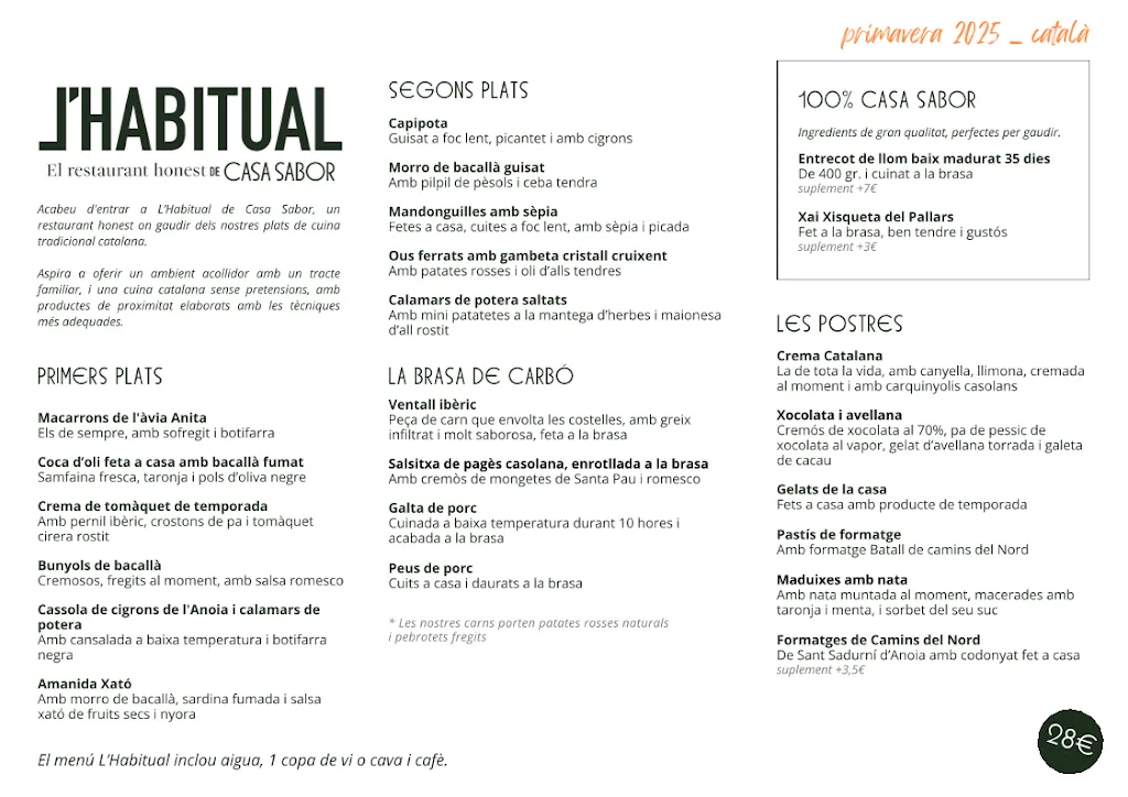 Menu_L'Habitual de Casa Sabor_Gelida_image_1