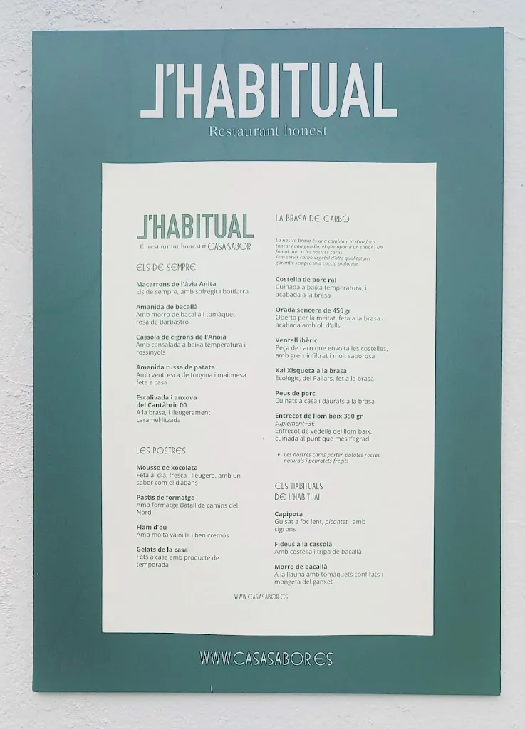 Menu_L'Habitual de Casa Sabor_Gelida_image_3