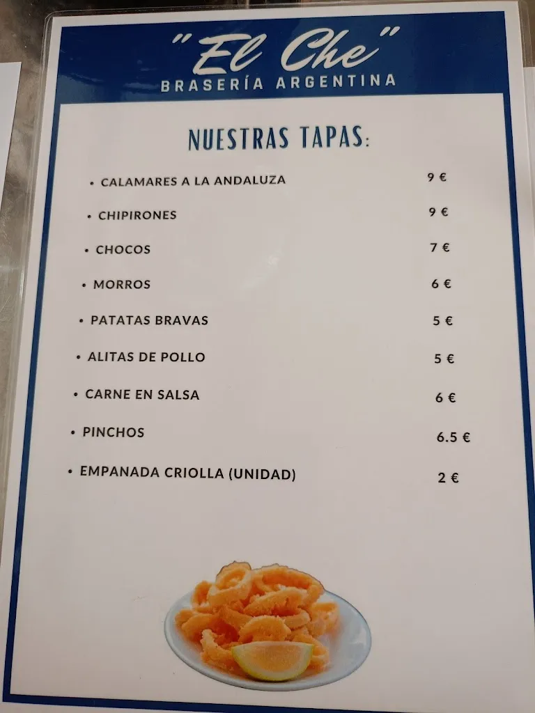Menu_Braseria Argentina «El Che»_Franqueses del Vallès Les_image_1