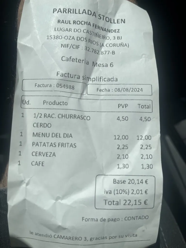 Adrián Villanueva_PARRILLADA STOLLEN_Oza dos Ríos_review