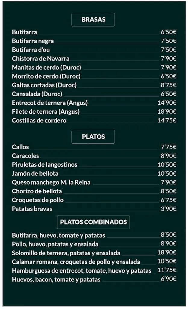 Menu_El Parador Brasería_Franqueses del Vallès Les_image_1