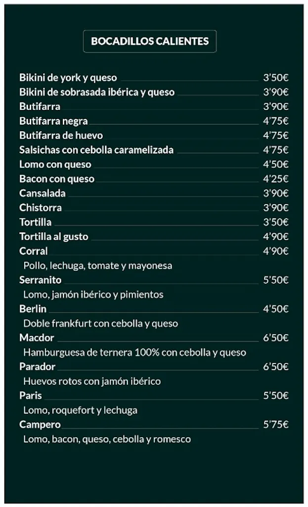 Menu_El Parador Brasería_Franqueses del Vallès Les_image_2