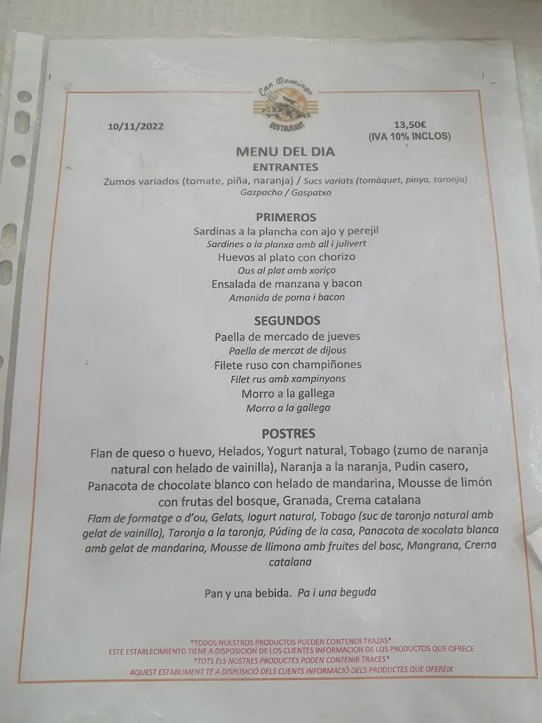 Menu_Restaurant Can Domingo._Franqueses del Vallès Les_image_4