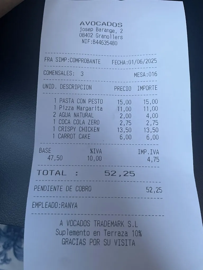 Christal_A Vocados Granollers_Franqueses del Vallès Les_review