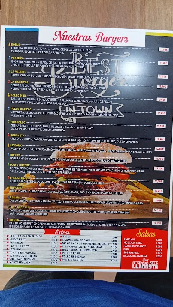 Menu_El parchis de la llagosta_Llagosta La_immagine_1