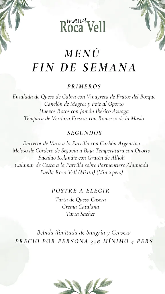 Menu_Restaurant Roca Vell_Lliçà dAmunt_image_3