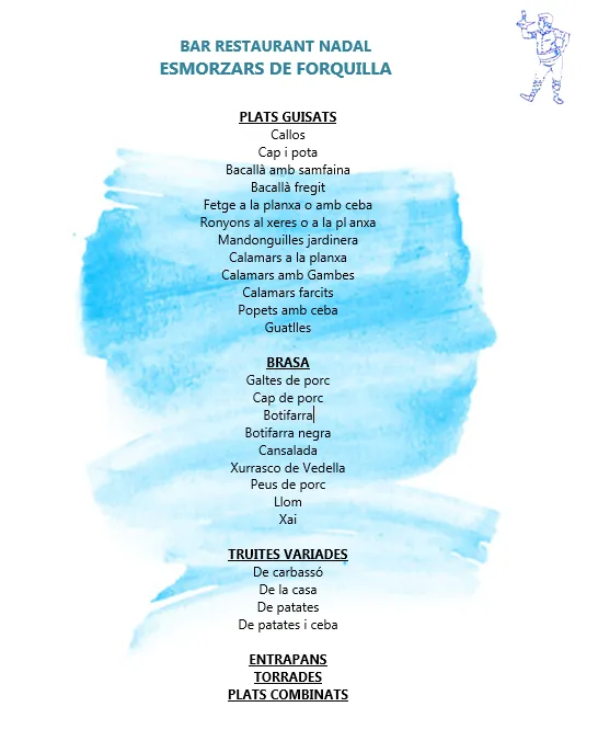 Menu_Bar Restaurant Nadal_Lliçà de Vall_image_2