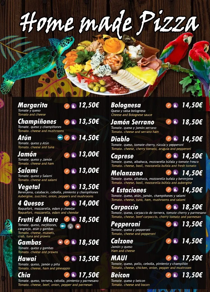 Menu_Restaurant Maui Beach Club_Malgrat de Mar_immagine_2