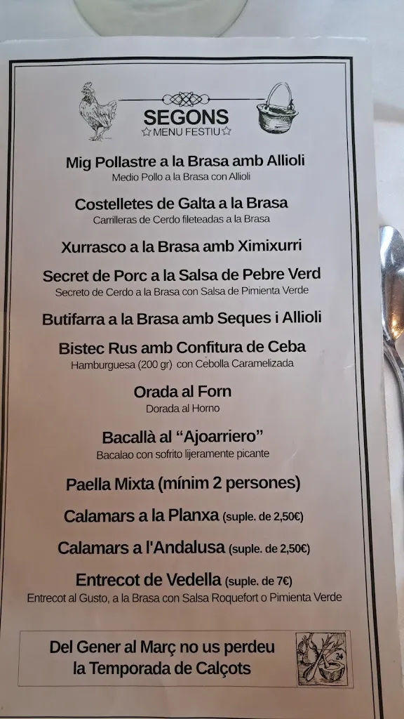 Menu_La Torreta_Malgrat de Mar_image_3