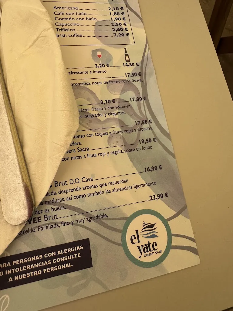 Menü_El Yate_Malgrat de Mar_Bild_3
